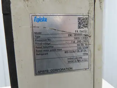 Apiste ENC-GR500S-ECO FA Cooler Enclosure Heat Exchanger 240VAC 1Ph
