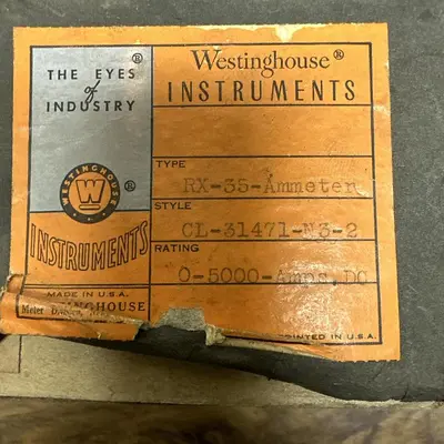 Used WESTINGHOUSE RX-35 Meters - Misc Ohio US | Surplus Asset Holdings #1227993