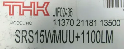 NEW THK SRS15WMUU+1100LM LINEAR GUIDE SRS15WMUU1100LM