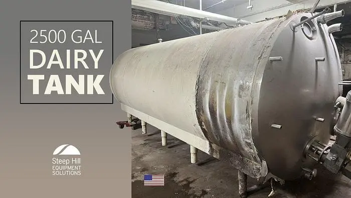 Cherry-Burrell SS Horizontal Dairy Tank