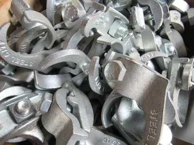 Steel City PC-150ET 1 1-1/2" Galvanized Edge Type Rigid Conduit Clamp Lot Of 53