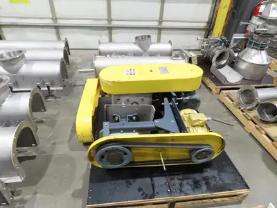 BW Sinclair 10" Screw Conveyor Food Grade Dry Bulk Feeder 3PH Belt Drive 128'