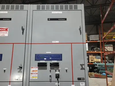 25kV 1200A 3ph Switchgear Unit w/ (2) Power Vac Breaker VB1 27.0-16-0