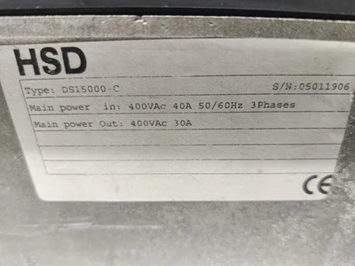 USED HSD HSD DS 15000