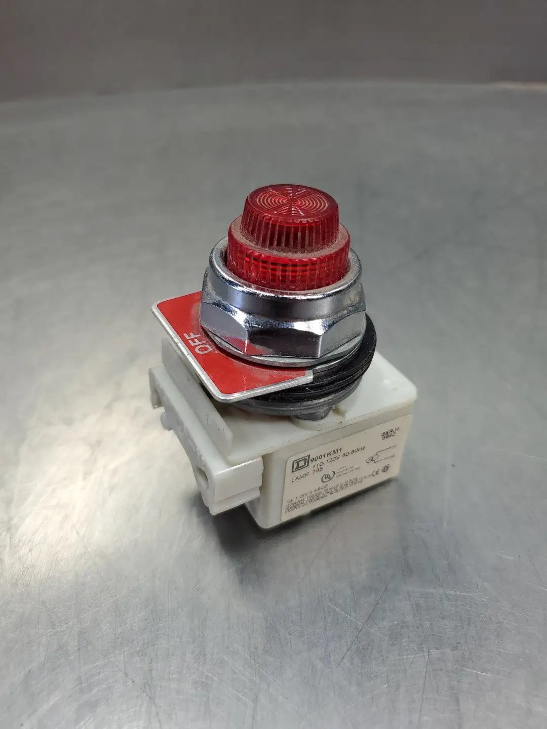 Used Square D 9001KM1 Green Light Series H Module, 110/120V, 50/60Hz Light Source Equipment South Carolina US | Palmetto Automation #1160452
