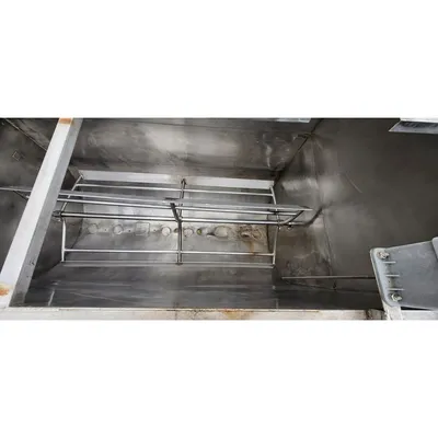 Used Stainless Steel Horizontal Liquid Mixer - 350 Gal. Capacity