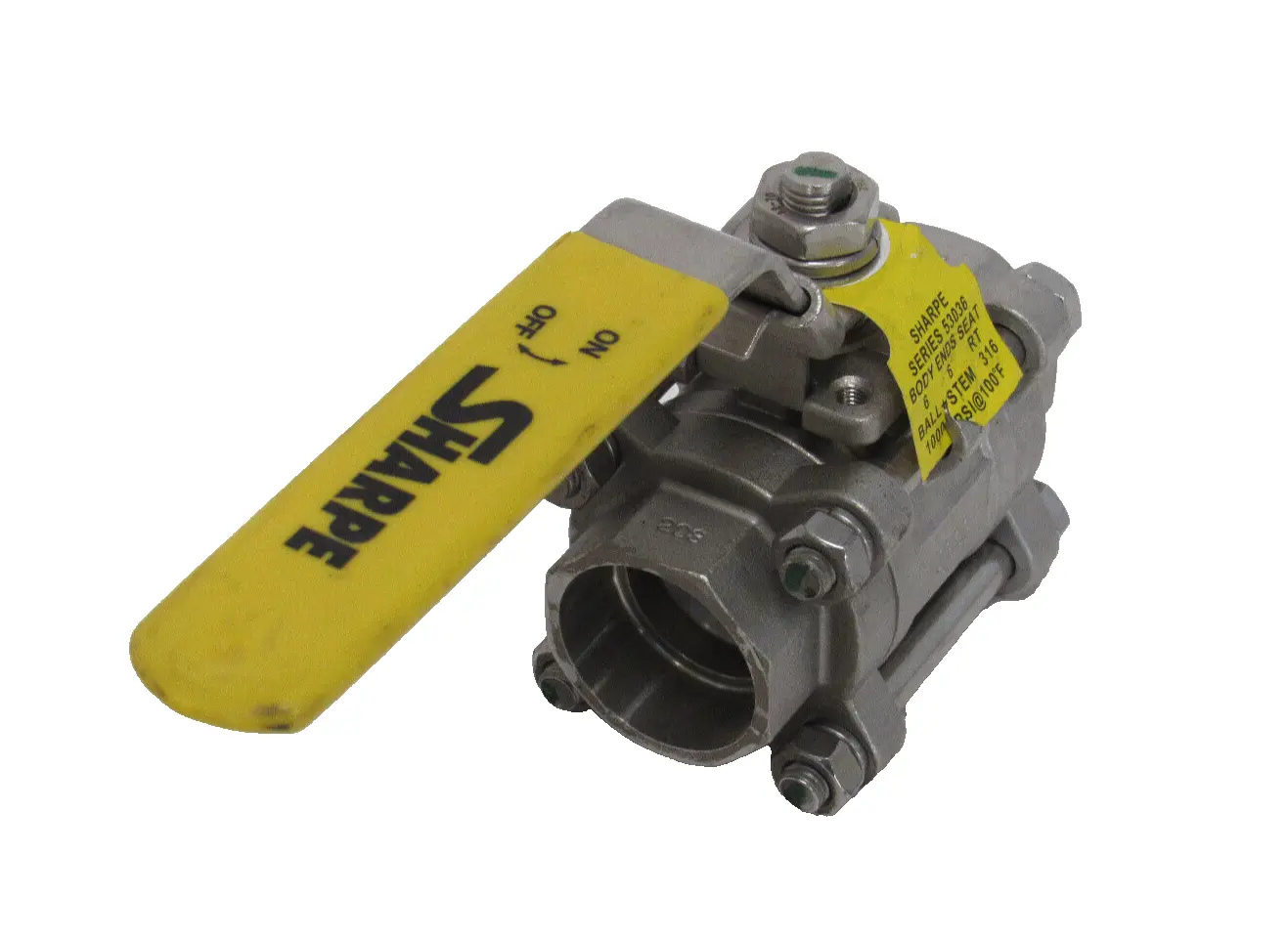 NEW SHARPE 53036 WELD SOCKET BALL VALVE 1"