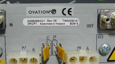 Westinghouse Emerson 3A99266G01 Ovation Local I/O Transition Panel Rev. 09 Used