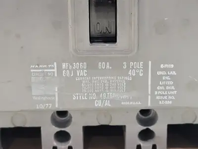 Used WESTINGHOUSE HFB3060 Switchgears British Columbia CA | Lenmark #835597