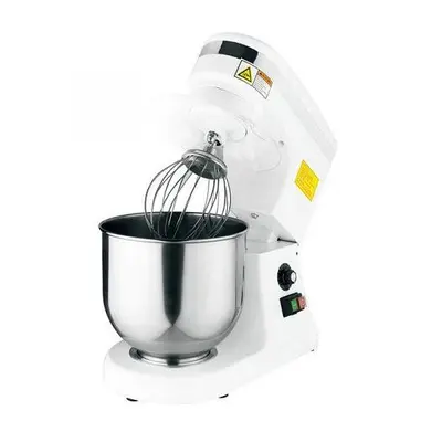 7-QT White Countertop Planetary Mixer with Guard – 110V, 270W -SEE VIDEO
