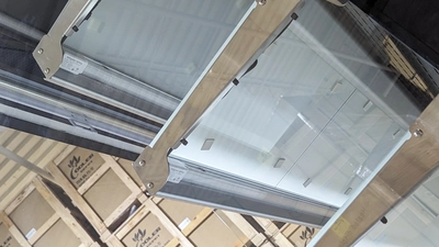 171-0306 60" Vertical Open Air Self Contained Display Cooler