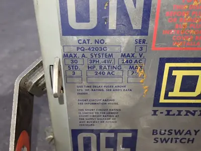 USED SQUARE D PQ4203G