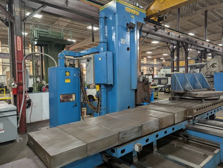 Used 2008 GIDDINGS & LEWIS PMC-5 Horizontal Table Type Boring Mills Michigan US | Star Equipment Co., Inc. #763588
