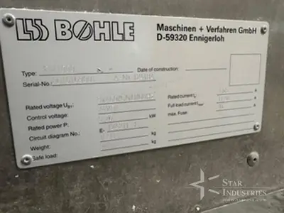 Used BOHLE PM1000 Powder Mixers California US | Star Industries #1254413