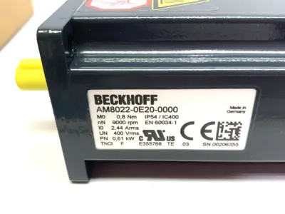 New | in-Stock Beckhoff Servomotor 0.8Nm IP54 9000rpm Servo Motors Michigan US | Maverick Industrial Sales #1481531