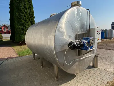 10000 L Stainless Steel Horizontal Insulated Mixing Tank