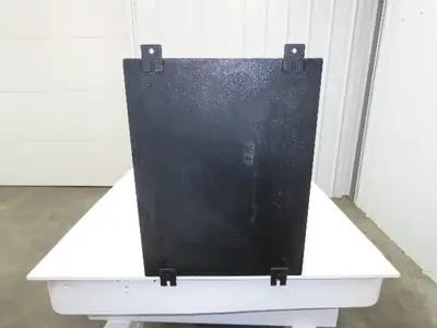 Aluminum Electrical Enclosure Control Panel 26x20x8" Back Plate JIC Black