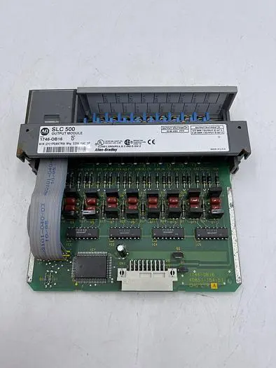 Used ALLEN-BRADLEY ALLEN-BRADLEY 1746-OB16 SER D PLC Input & Output | ND Industrial Surplus #1214078