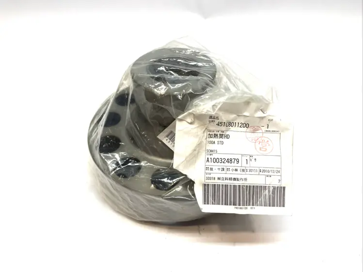 New | in-Stock Tateshina Machinery Heating Barrel 100A STD SCM415 Injection Molding Parts Michigan US | Maverick Industrial Sales #1507256