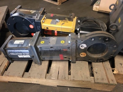6" Weir Delta Industrial 150-06-SS-SSE5/1-PC-F18 Pneumatic Knife Gate Valve, New Storeroom Spare