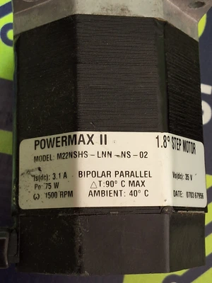 POWERMAX II M22NSHS-LNN-NS-02 STEP MOTOR