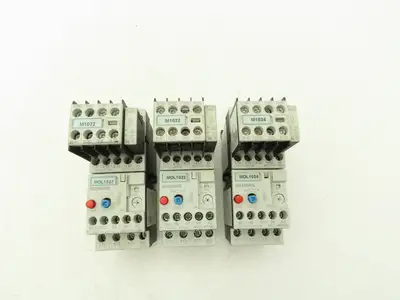 Siemens 3RU1116-1AB0 Motor Starter Contactor Relay 24V Coil 5Hp 600V Lot of 3