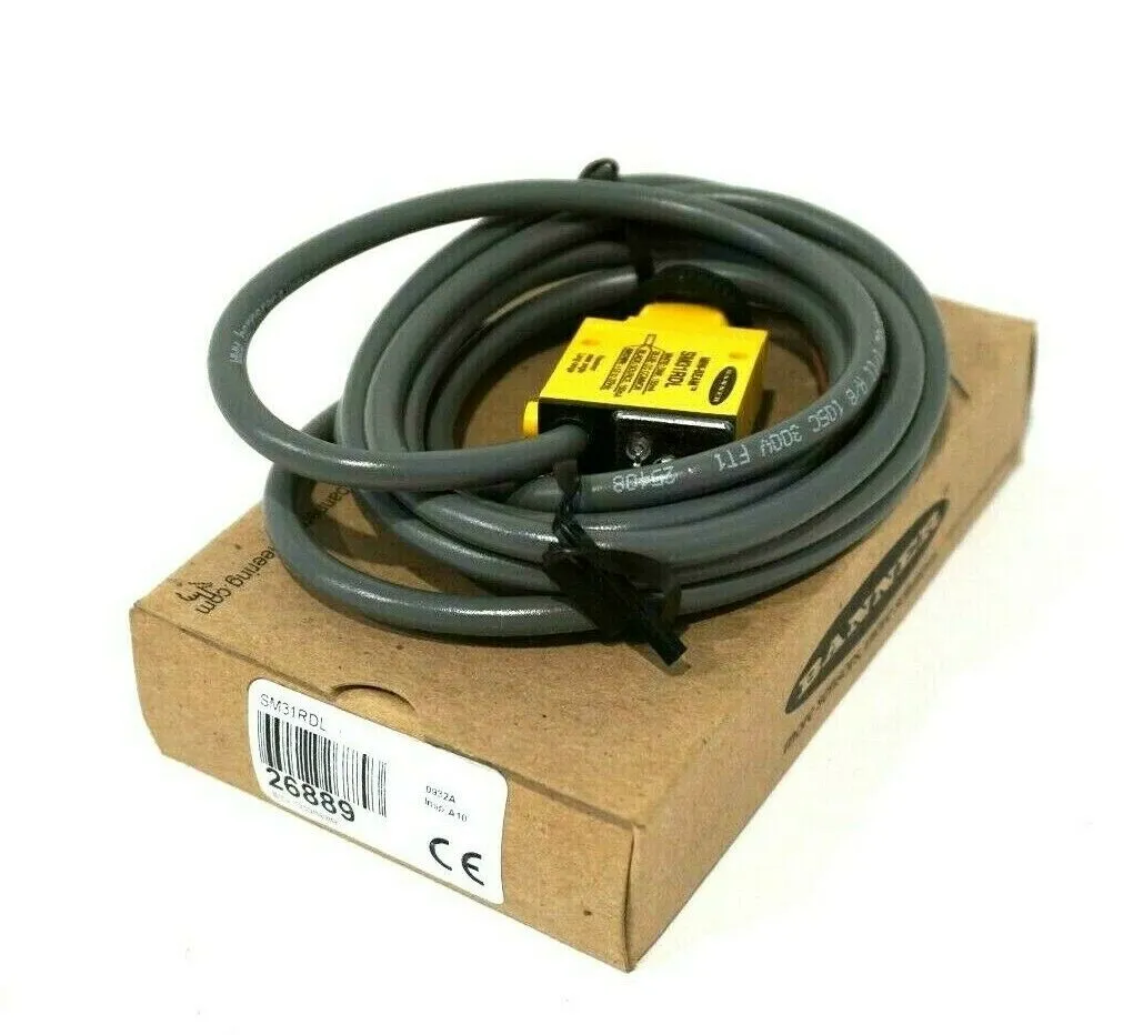 NEW BANNER ENGINEERING SM31RDL MINI-BEAM 26889