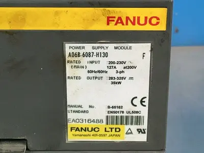 Used FANUC A06B6087H130 AC Drive Power Modules Ohio US | HGR 24 #1345465