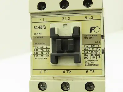 Fuji Electric BM3VSB-040 Combination Starter Manuel Overload/Magnetic 26A 550VAC