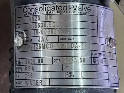 NEW CONSOLIDATED 19126MC0-1-H1-DA-33-MT-FT-LA