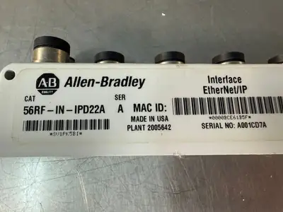 Allen Bradley 56RF-IN-IPD22A /A Ethernet/Ip Interface (5.4.2)