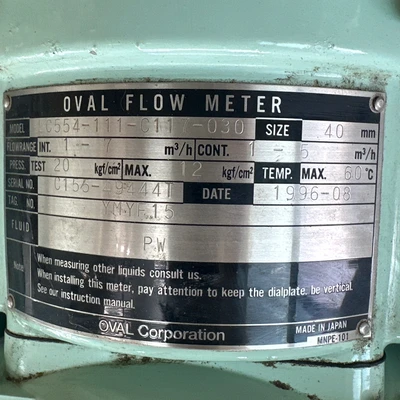 Used Oval Engineering Co. LC554-111-C117-030 Meters - Misc Indiana US | J&J Industrial Supply #1318163