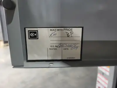 Low Voltage PDC / Switchgear Section, (1) 4000A, (5) 1200A Magnum DS Breakers, 600V 3PH