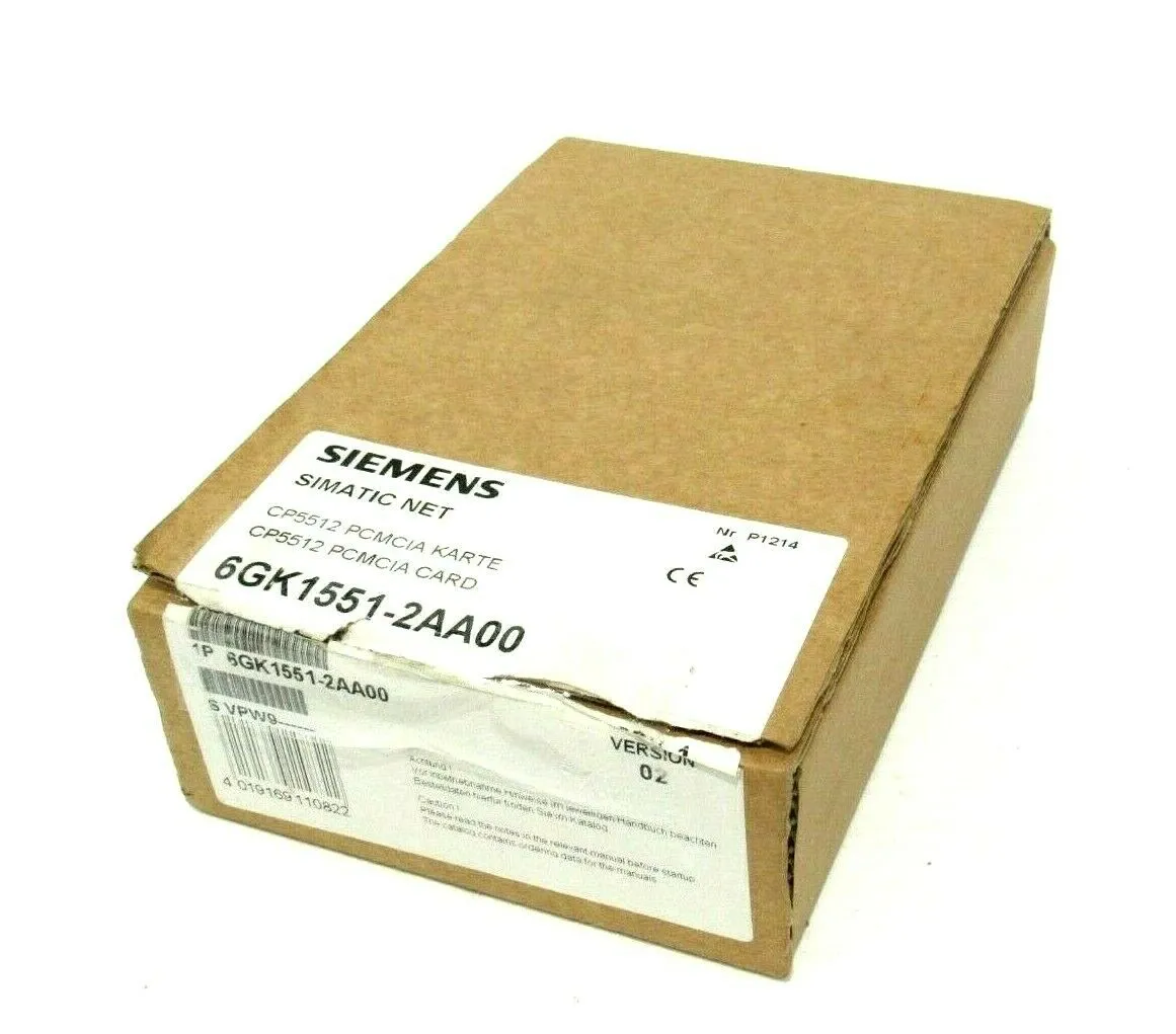 NEW SIEMENS 6GK1551-2AA00 PCMCIA CARD 6GK15512AA00