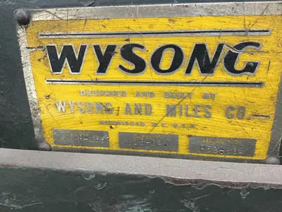 Used WYSONG H1652 Power Squaring Shears (Inch) Ohio US | HGR 24 #1456072
