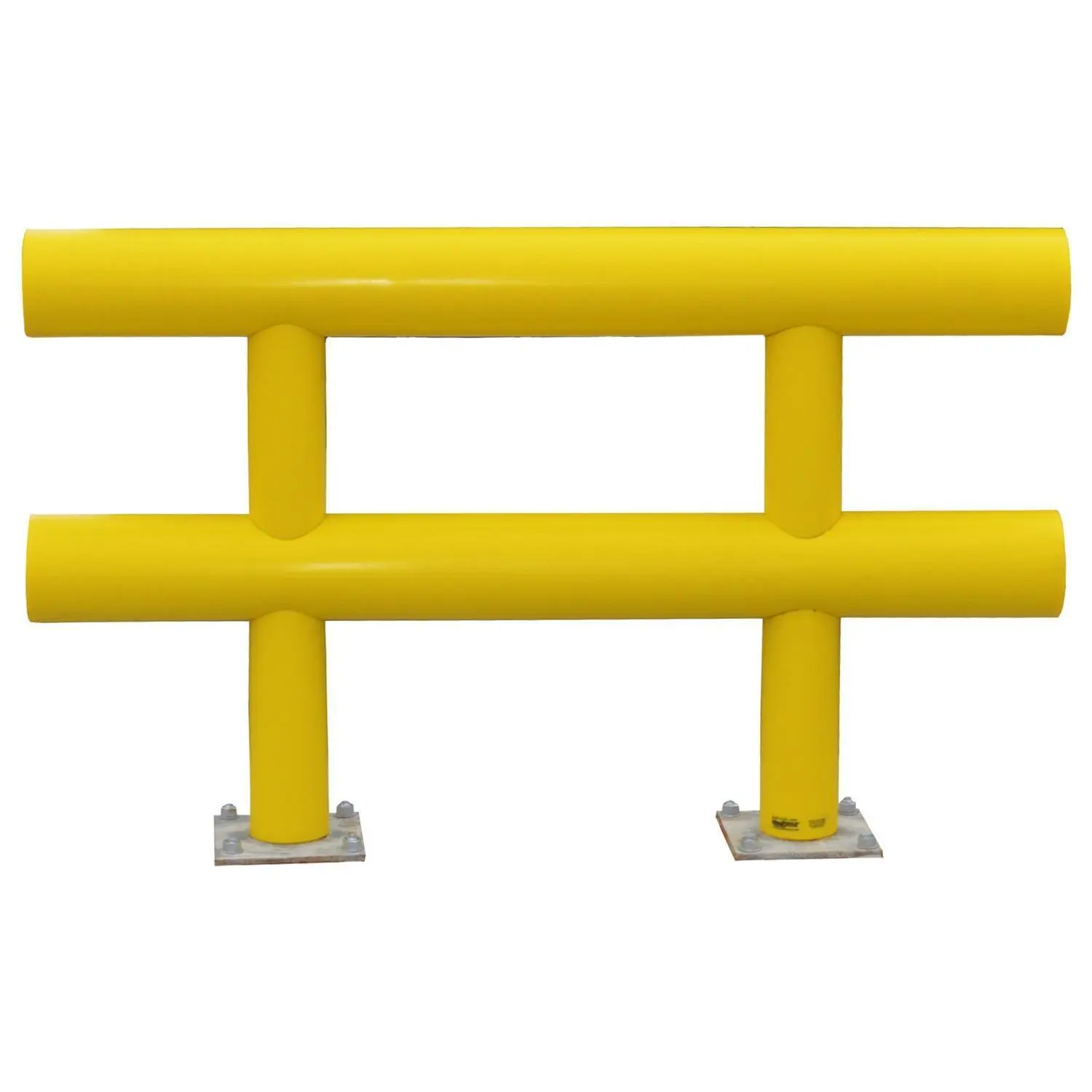 (20) 6' LONG x 36" HIGH IDEAL SHIELD TWO LINE PLASTIC COATED HEAVY DUTY GAURDRAIL BARRIER: YOBRO #24874