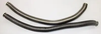 MKS Corrugated Flex Hose Bellows Stainless Steel 42", NW40 Lot of 2 (8241)W