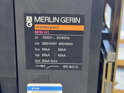 Used MERLIN GERIN M16H1 Switchgears British Columbia CA | Lenmark #240430