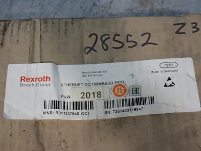 New | in-Stock 2018 REXROTH BOSCH GROUP R911307946 PLC Ethernet Equipment Ohio US | HGR 24 #1095115