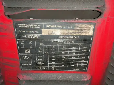 Used LINCOLN ELECTRIC POWERWAVE455M Arc Welders Ohio US | HGR 24 #1405098