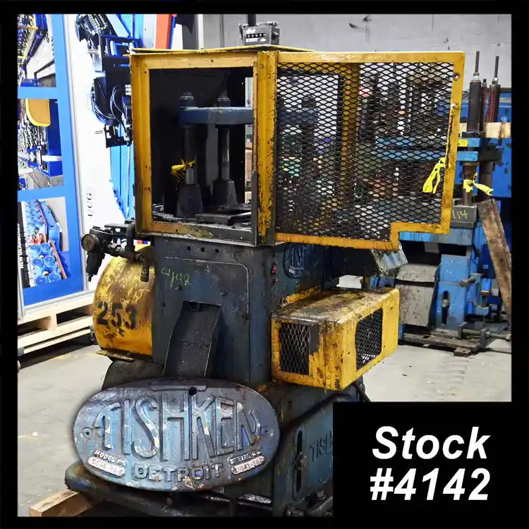 Used TISHKEN C0-6 HA-4 Cut-Off Presses Ohio US | Universal Tube & Rollform Equipment Company #280367