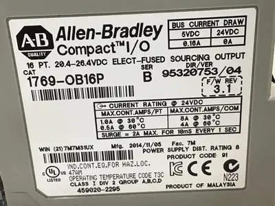 USED ALLEN BRADLEY 1769-OB16P SER B