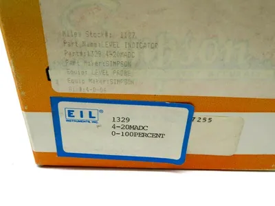 NEW SIMPSON 1329 LEVEL INDICATOR 4-20MADC 0-100PERCENT
