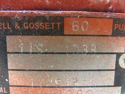 Bell & Gossett 11S D38 Series 60 Cast Iron Centrifugal Circulating Pump 1-3/8"