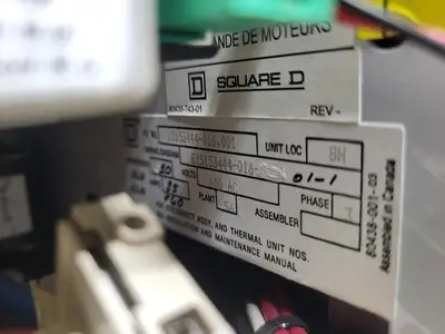 USED SQUARE D MODEL 6