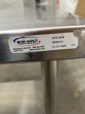 Winholt DTS 2430 16 Ga. Stainless Steel Table W/ SS Under Shelf 24x30x33