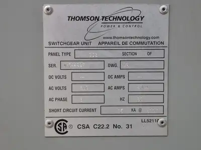 USED THOMSON TECHNOLOGY TS883A0800C1BW2CQQAA