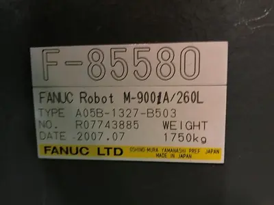 Used 2007 FANUC M900IA/260L Robots Michigan US | Harbor Machinery Inc. #1280917