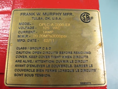 NEW Murphy OPLC-A-3000-EX