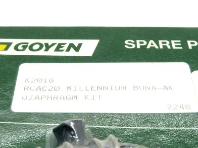 NEW GOYEN K2016 DIAPHRAGM KIT RCAC20